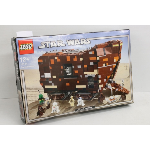 509 - Star Wars - Boxed Lego Star Wars 10144 Original Trilogy Sandcrawler, complete and appears to be fact... 