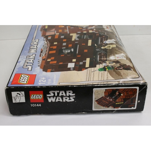 509 - Star Wars - Boxed Lego Star Wars 10144 Original Trilogy Sandcrawler, complete and appears to be fact... 