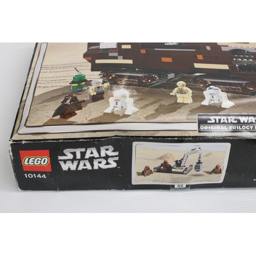 509 - Star Wars - Boxed Lego Star Wars 10144 Original Trilogy Sandcrawler, complete and appears to be fact... 