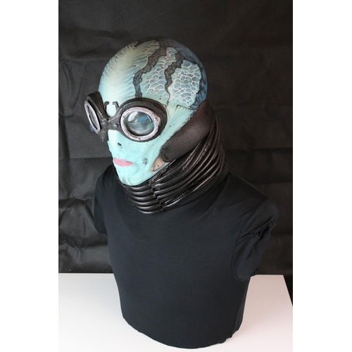 510 - Hellboy Abe Sapien bust/head model, well produced and appear to be made from foam, 24