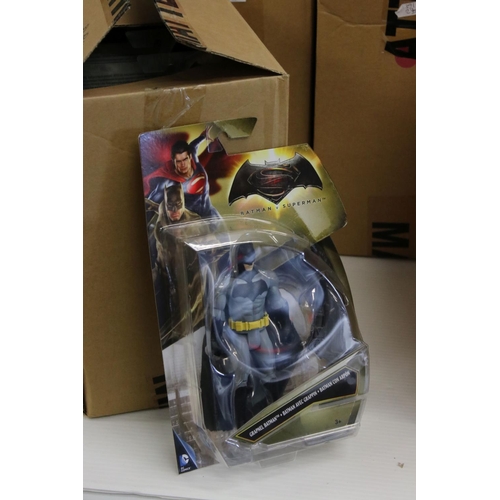 514 - 42 x Carded Mattel Batman Vs Superman action figures to include 12 x Grapnel Batman, 12 x Energy Shi... 