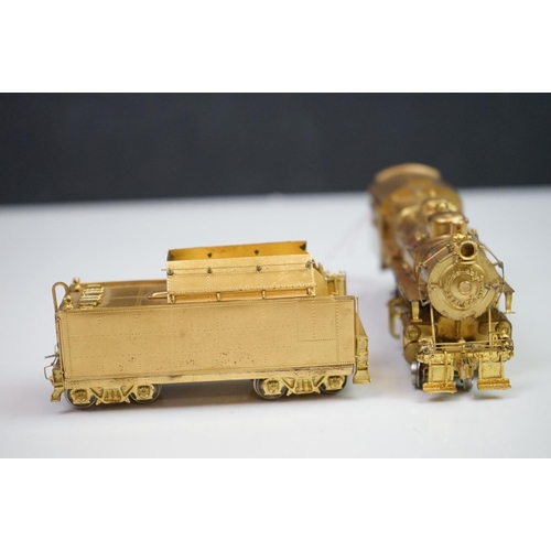 52 - Boxed Sunset Models HO gauge Pennsylvania H9 2-8-0 brass locomotive & tender made by Samhongsa (Kore... 