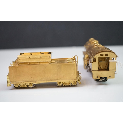 52 - Boxed Sunset Models HO gauge Pennsylvania H9 2-8-0 brass locomotive & tender made by Samhongsa (Kore... 