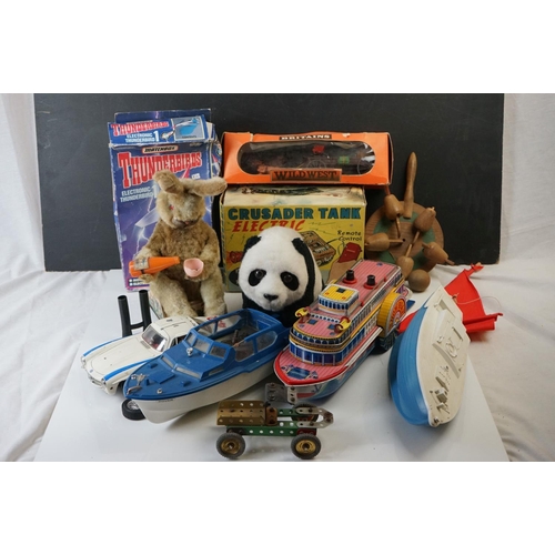 521 - Collection of vintage toys to include boxed Britains Wild West Buckboard 7617, boxed Brimtoy remote ... 