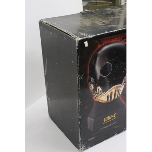 528 - Boxed Sideshow Collectables Hellboy 1:1 scale Kronen mask replica, numbered  206/1500 appearing in g... 