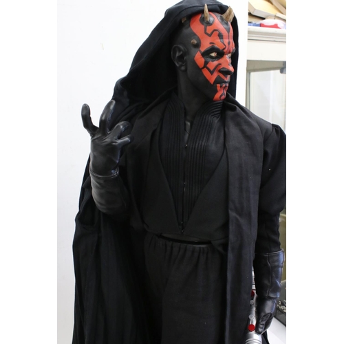 530 - Star Wars - Boxed Sideshow Collectables 1:2 scale Darth Maul Legendary Scale Figure, appearing compl... 