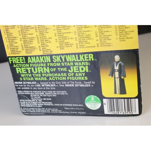 534 - Star Wars - Carded Kenner Return of the Jedi Prune Face figure, unpunched, 77 back, discolouring to ... 