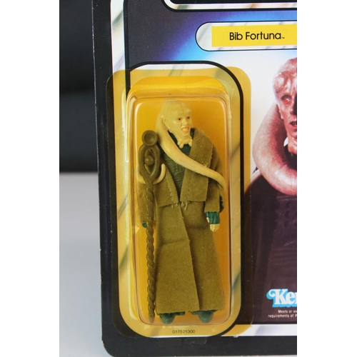 538 - Star Wars - Carded Kenner Return of the Jedi Bib Fortuna figure, unpunched, 65 back, Japanese versio... 