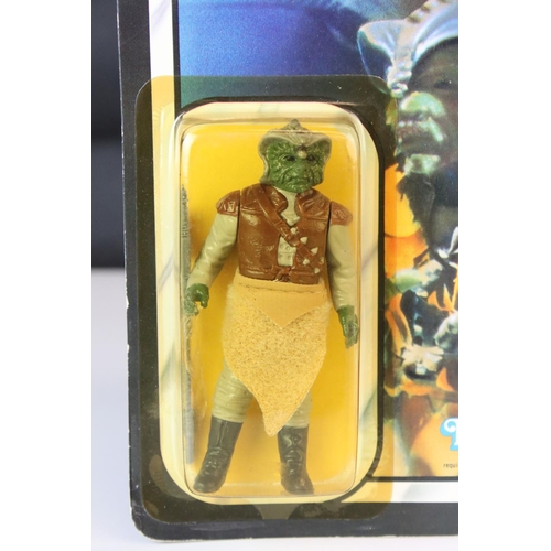 539 - Star Wars - Carded Kenner Return of the Jedi Klaatu figure, unpunched, 65 back, discolouring to gd b... 