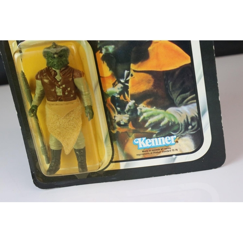 539 - Star Wars - Carded Kenner Return of the Jedi Klaatu figure, unpunched, 65 back, discolouring to gd b... 