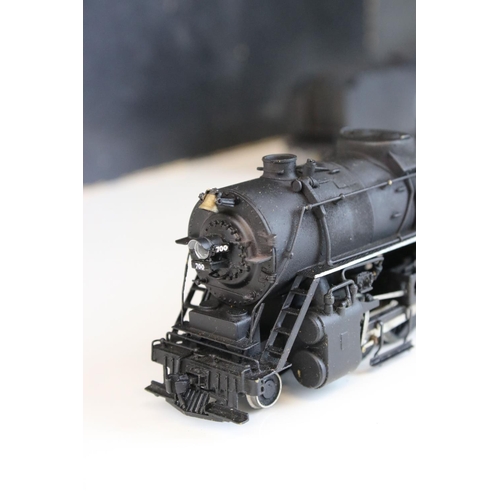 54 - Boxed Westside Model Company HO gauge Baltimore & Ohio Q-4d 2-8-2 Mikado brass locomotive & tender m... 