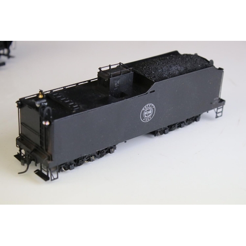 54 - Boxed Westside Model Company HO gauge Baltimore & Ohio Q-4d 2-8-2 Mikado brass locomotive & tender m... 