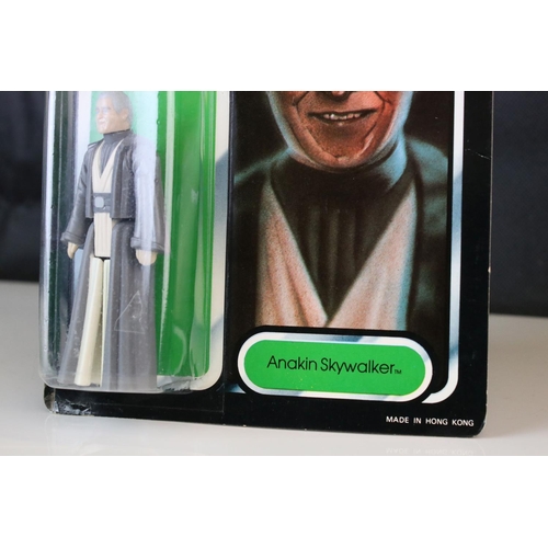 540 - Star Wars - Carded Return of the Jedi tri-logo Anakin Skywalker figure, 70 back, punched, large pric... 