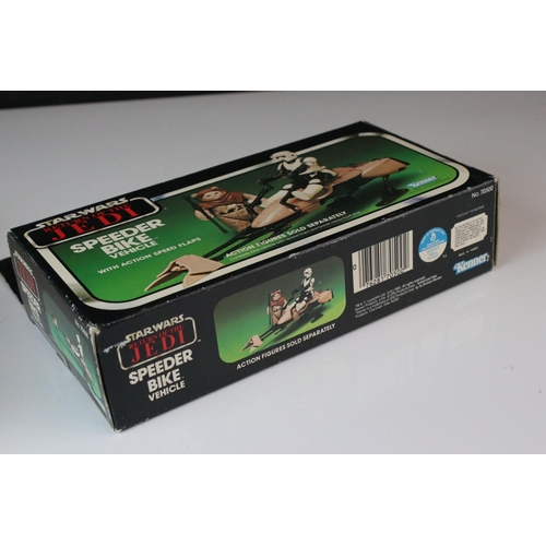 542 - Star Wars - Boxed original Kenner Star Wars Return of the Jedi Speeder Bike vehicle, appearing compl... 