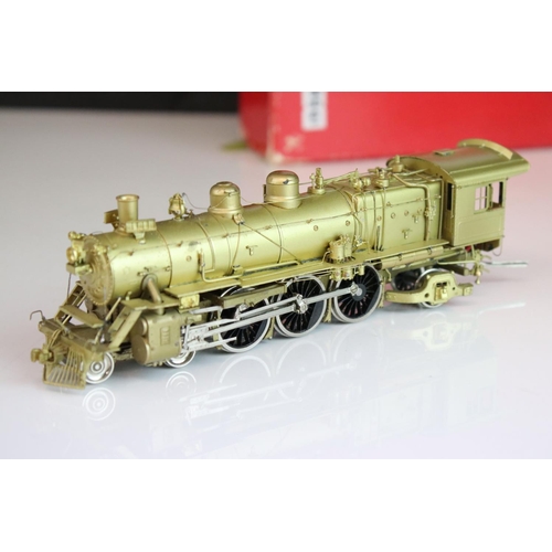 55 - Boxed Westside Model Company HO gauge Great Northern H-7 4-6-2 Pacific brass locomotive & tender mad... 