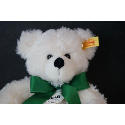 552 - Boxed Steiff Coronation Bear, with certificate, with 2 other Steiff bears to include 081021 Yorkshir... 