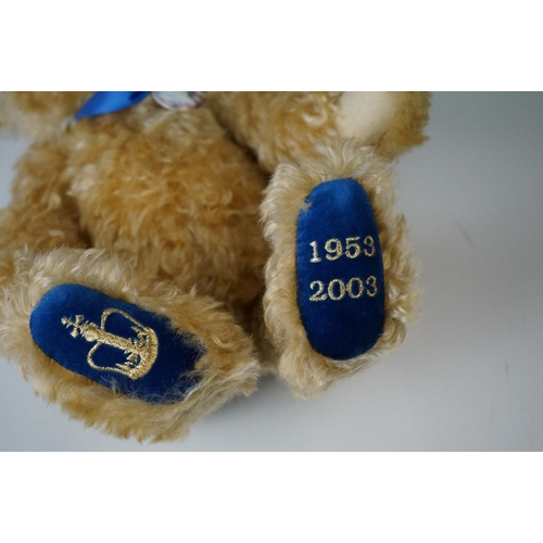 552 - Boxed Steiff Coronation Bear, with certificate, with 2 other Steiff bears to include 081021 Yorkshir... 