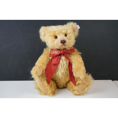 552 - Boxed Steiff Coronation Bear, with certificate, with 2 other Steiff bears to include 081021 Yorkshir... 