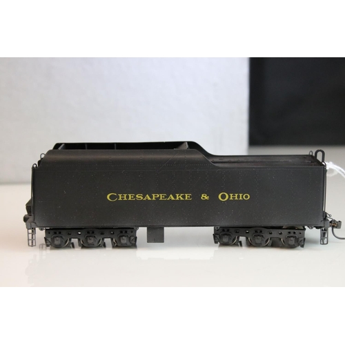 6 - Boxed Daiyoung Models Co HO gauge ST275 Chesapeake & Ohio Railway Class T-1 2-10-4 brass locomotive ... 