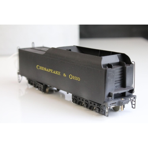 6 - Boxed Daiyoung Models Co HO gauge ST275 Chesapeake & Ohio Railway Class T-1 2-10-4 brass locomotive ... 