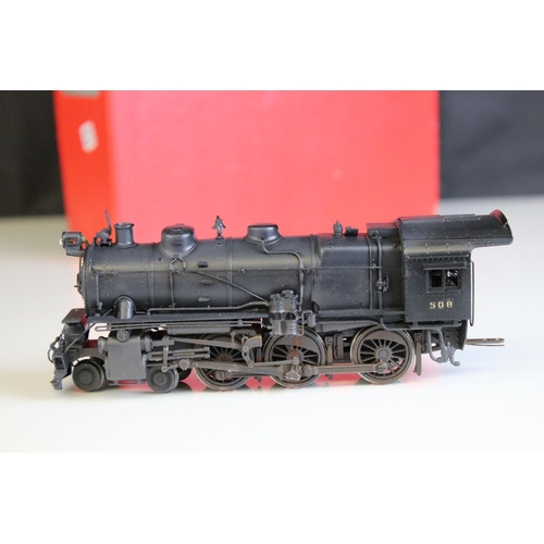 61 - Boxed Westside Model Company HO gauge Pennsylvania G-5 4-6-0 brass locomotive & tender made by Katsu... 