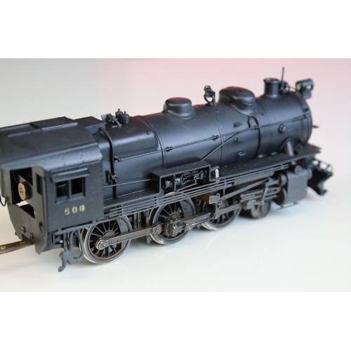 61 - Boxed Westside Model Company HO gauge Pennsylvania G-5 4-6-0 brass locomotive & tender made by Katsu... 