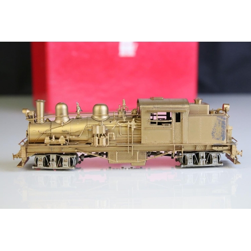 63 - Boxed Westside Model Company HO gauge n3 Two Truck Shay with Super Namiki Coreless Power brass locom... 