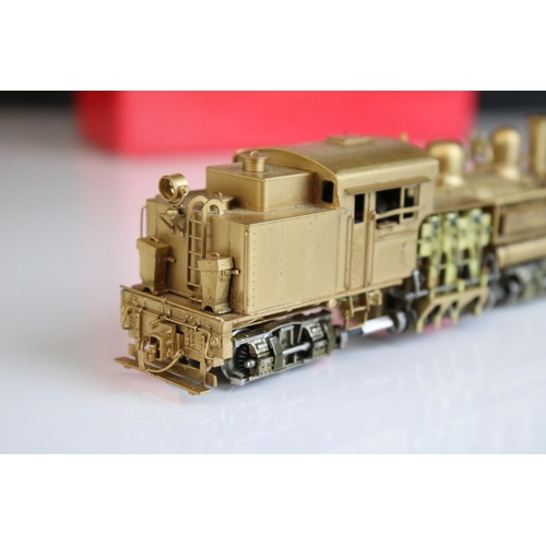 63 - Boxed Westside Model Company HO gauge n3 Two Truck Shay with Super Namiki Coreless Power brass locom... 