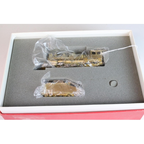 65 - Boxed Westside Model Company HO gauge D&RGW Mikado Class K-27 Compound brass locomotive & tender, Na... 