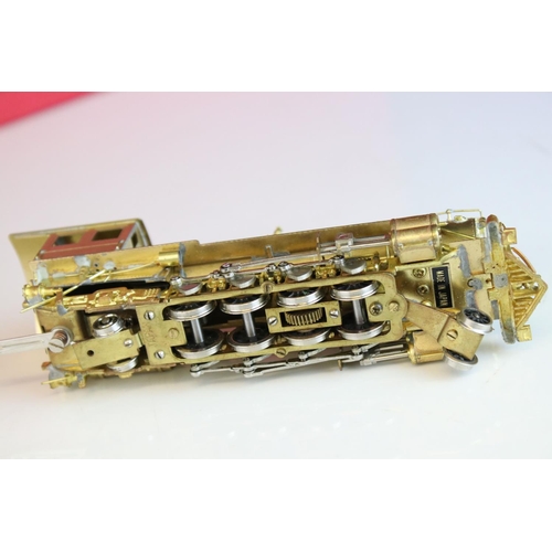 65 - Boxed Westside Model Company HO gauge D&RGW Mikado Class K-27 Compound brass locomotive & tender, Na... 