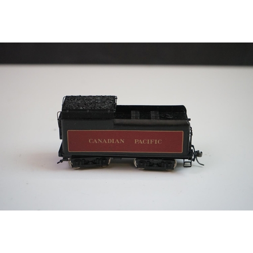 68 - Boxed VH Scale Models HO gauge CPR 4-4-4 Class F-1a Jubilee brass locomotive & tender, crafter by Sa... 