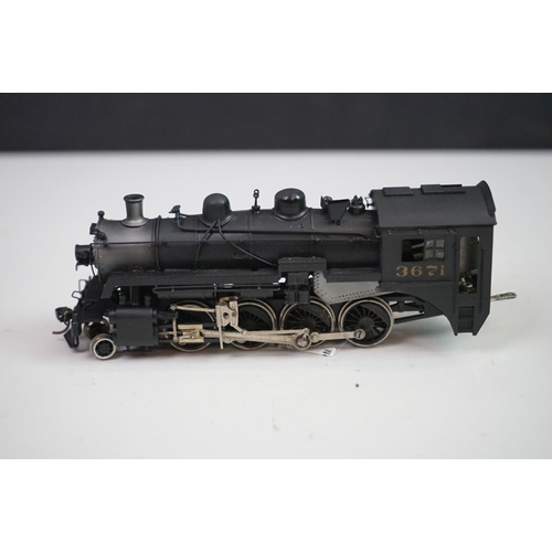 69 - Boxed Pacific Pike HO gauge Canadian Pacific 2-8-0 Consolidation Class N2 3671 brass locomotive & te... 