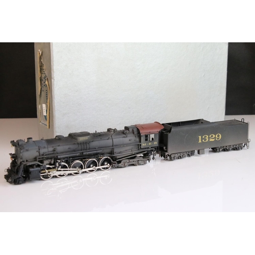 7 - Boxed Daiyoung Models Co HO gauge ST275 Chesapeake & Ohio Railway Class T-1 2-10-4 '1329'brass locom... 