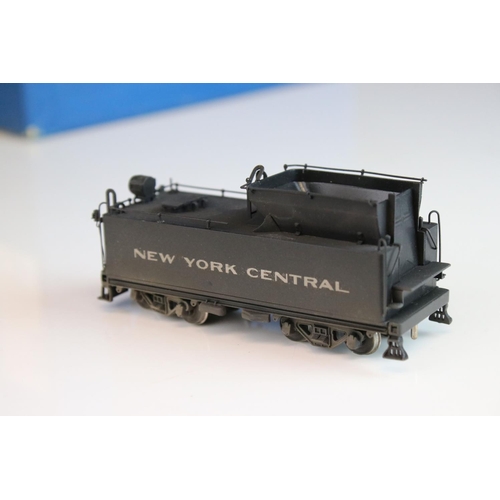 70 - Boxed Alco Models HO gauge S-120 New York Central System G-46h 2-8-0 brass locomotive & tender, made... 