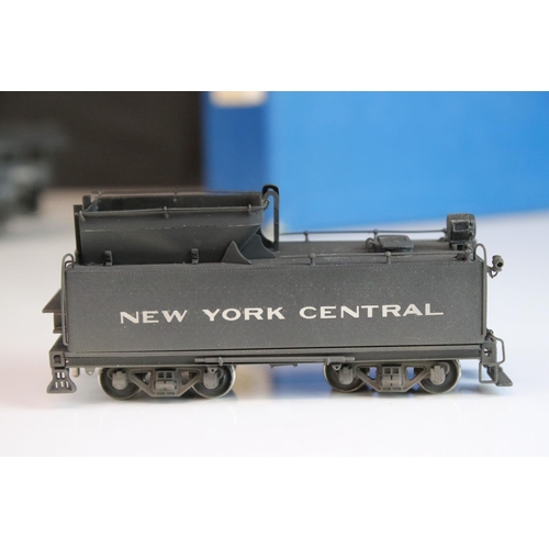 70 - Boxed Alco Models HO gauge S-120 New York Central System G-46h 2-8-0 brass locomotive & tender, made... 