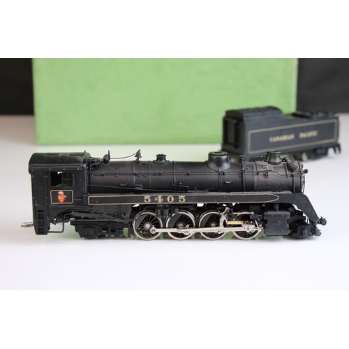 8 - Boxed VH Scale Models HO gauge CPR 2-8-2 P2 Mikado Canadian Pacific '5405' locomotive & tender craft... 