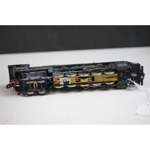 80 - Boxed Nickel Plate Products HO gauge DM & IR 2-10-4 brass locomotive & tender, KMT (Japan), painted,... 