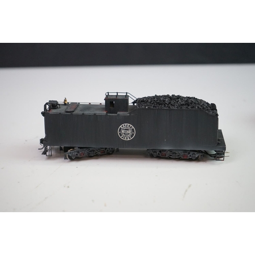 80 - Boxed Nickel Plate Products HO gauge DM & IR 2-10-4 brass locomotive & tender, KMT (Japan), painted,... 