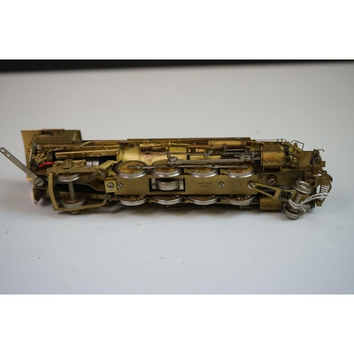 81 - Boxed Key Imports HO gauge Southern MS1 2-8-2 brass locomotive & tender, unpainted, by Samhongsa (Ko... 