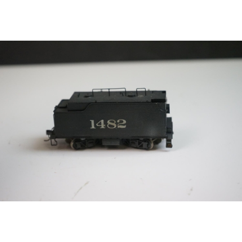 85 - Boxed Balboa Katsumi (Japan) HO gauge Santa Fe Atlantic 4-4-2 Class 1482 brass locomotive & tender, ... 