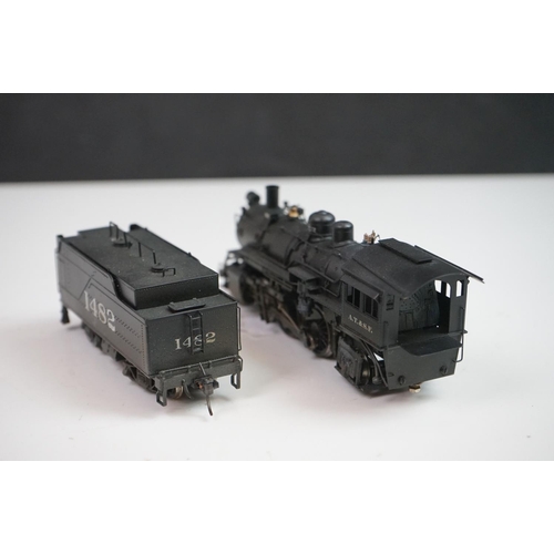 85 - Boxed Balboa Katsumi (Japan) HO gauge Santa Fe Atlantic 4-4-2 Class 1482 brass locomotive & tender, ... 