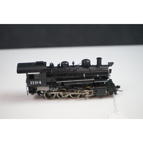 87 - Boxed Trains Inc TID D8 RGW C-48 2-8-0 brass locomotive & tender, painted, appearing excellent, gd b... 