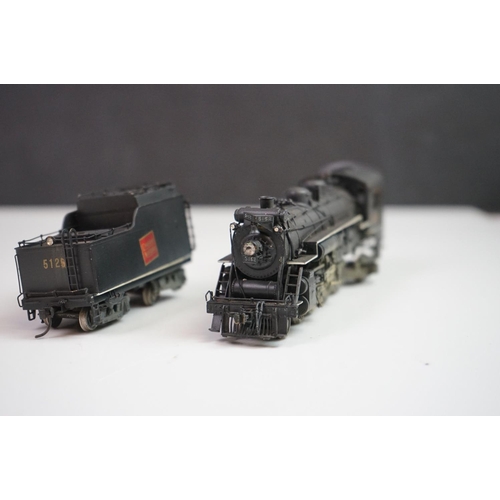 91 - Boxed VH Scale Models HO gauge CNR 4-6-2 J4e- Pacific Canadian National Railways 5125 brass locomoti... 