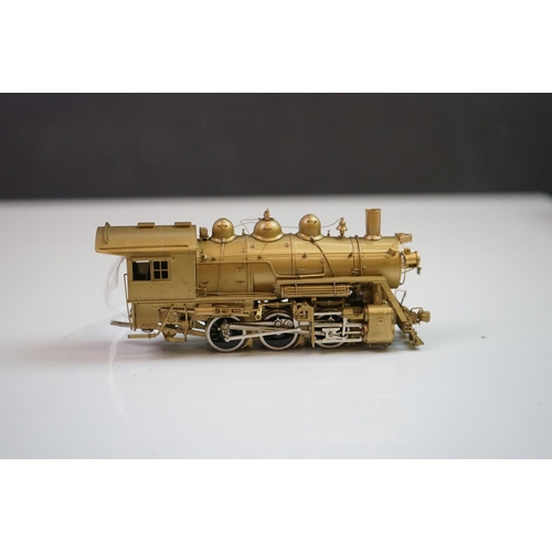 93 - Boxed VH Scale Models HO gauge CNR 0-6-0 0-18a Canadian National Railways brass locomotive & tender ... 