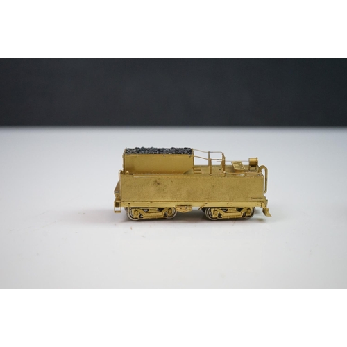 93 - Boxed VH Scale Models HO gauge CNR 0-6-0 0-18a Canadian National Railways brass locomotive & tender ... 