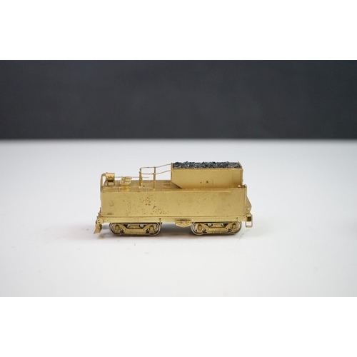 93 - Boxed VH Scale Models HO gauge CNR 0-6-0 0-18a Canadian National Railways brass locomotive & tender ... 