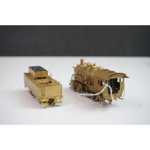 93 - Boxed VH Scale Models HO gauge CNR 0-6-0 0-18a Canadian National Railways brass locomotive & tender ... 