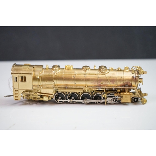 94 - Boxed VH Scale Models HO gauge CNR 2-10-2 T-2a #4100 Canadian National Railways brass locomotive & t... 