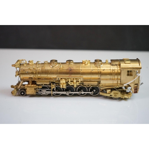 94 - Boxed VH Scale Models HO gauge CNR 2-10-2 T-2a #4100 Canadian National Railways brass locomotive & t... 