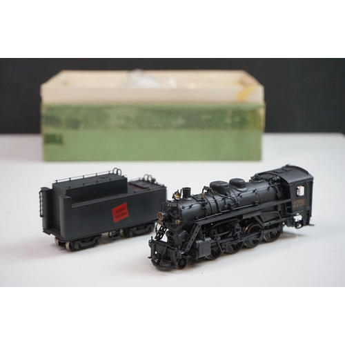 96 - Boxed VH Scale Models HO gauge CNR2-8-0 N5d Consol 2755 Canadian National Railways brass locomotive ... 